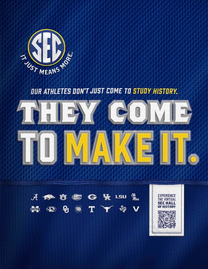 SEC: Our athletes don’t just come to study history. They come to make it.